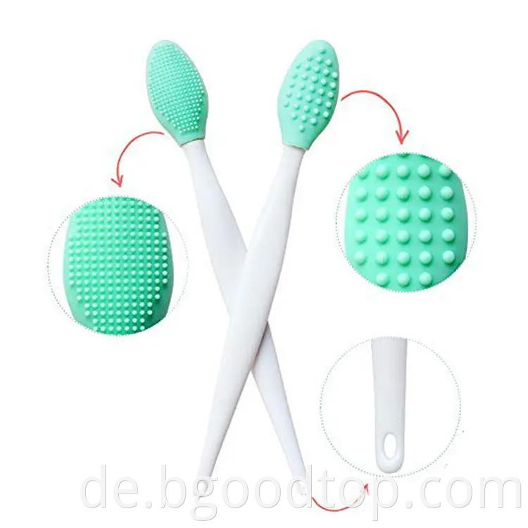 Reusable scrub exfoliator brushes